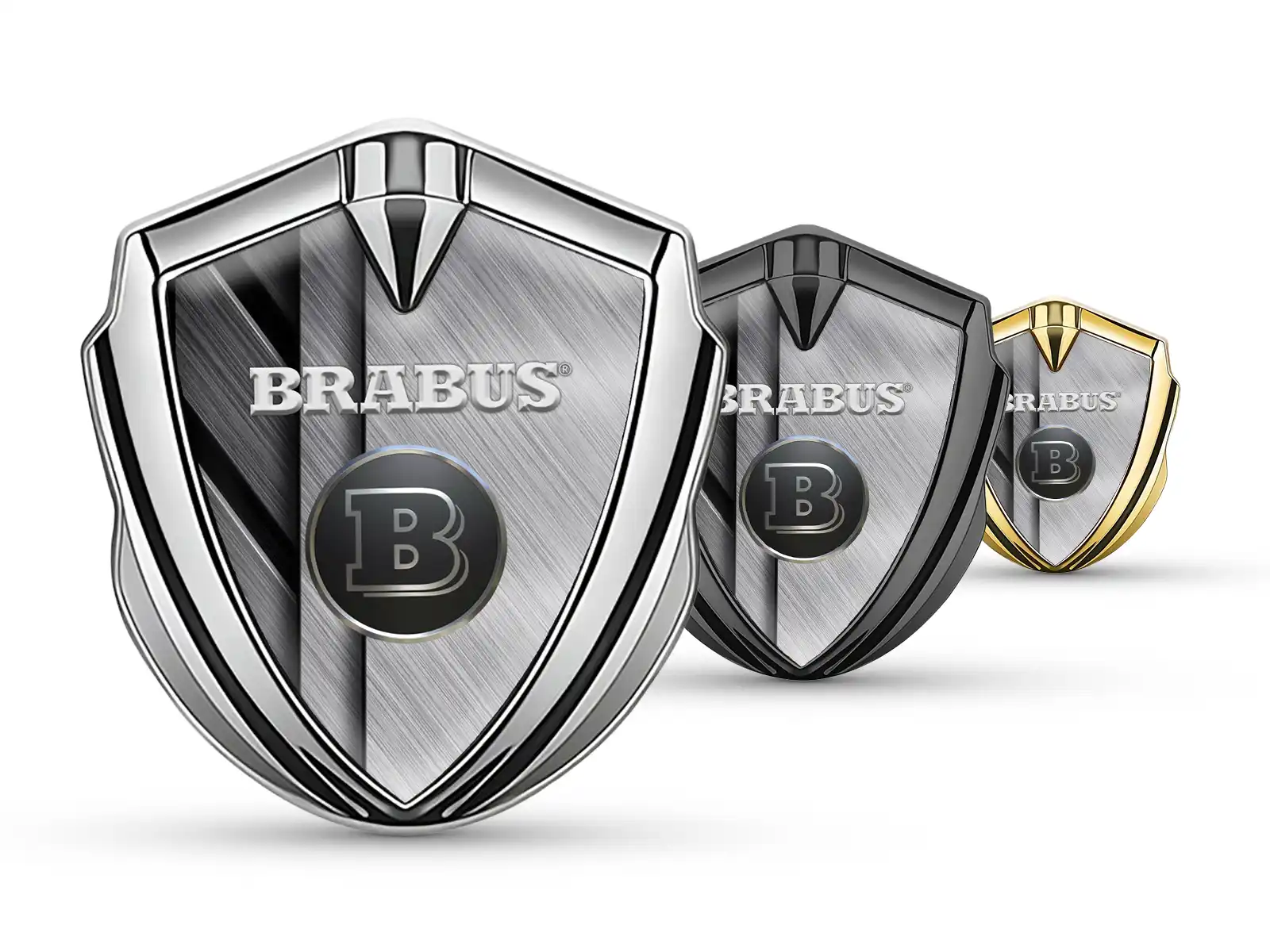Brabus Emblem Metall Abzeichen High-End Stil Drift Design